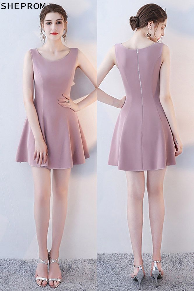 15% OFF, Mauve Short Homecoming Party Dress Round Neck Sleeveless #HTX86015 at SheProm. #SheProm is an online store with thousands of dresses, range from Homecoming,Party,Graduation,Purple,A Line Dresses,Short Dresses and so on. Not only selling formal dresses, more and more trendy dress styles will be updated daily to our store. With low price and high quality guaranteed, you will definitely like shopping from us. Shop now to get $5 off! Fitted Sleeveless Dress For Homecoming, Fitted Sleeveless Dress For Prom Season, Mini Dress For Homecoming Party Season, Chic Dresses For Homecoming, Sleeveless Homecoming Dress With Back Zipper, Fitted Sleeveless Dress For Cocktail Prom Season, Sleeveless Prom Dress With Back Zipper, Sleeveless Mini Dress For Prom Night Out, Chic Sleeveless Mini Dress For Prom