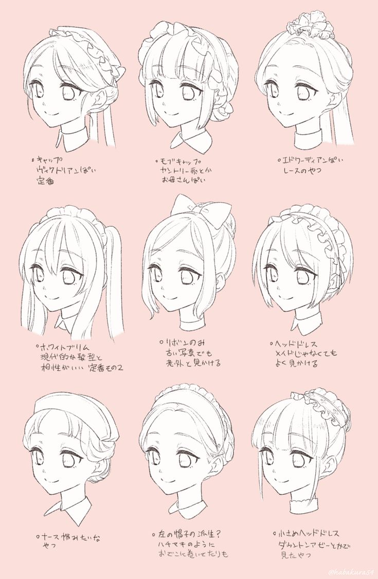 Cách vẽ tóc đẹp drawing cute hair Cho người mới bắt đầu