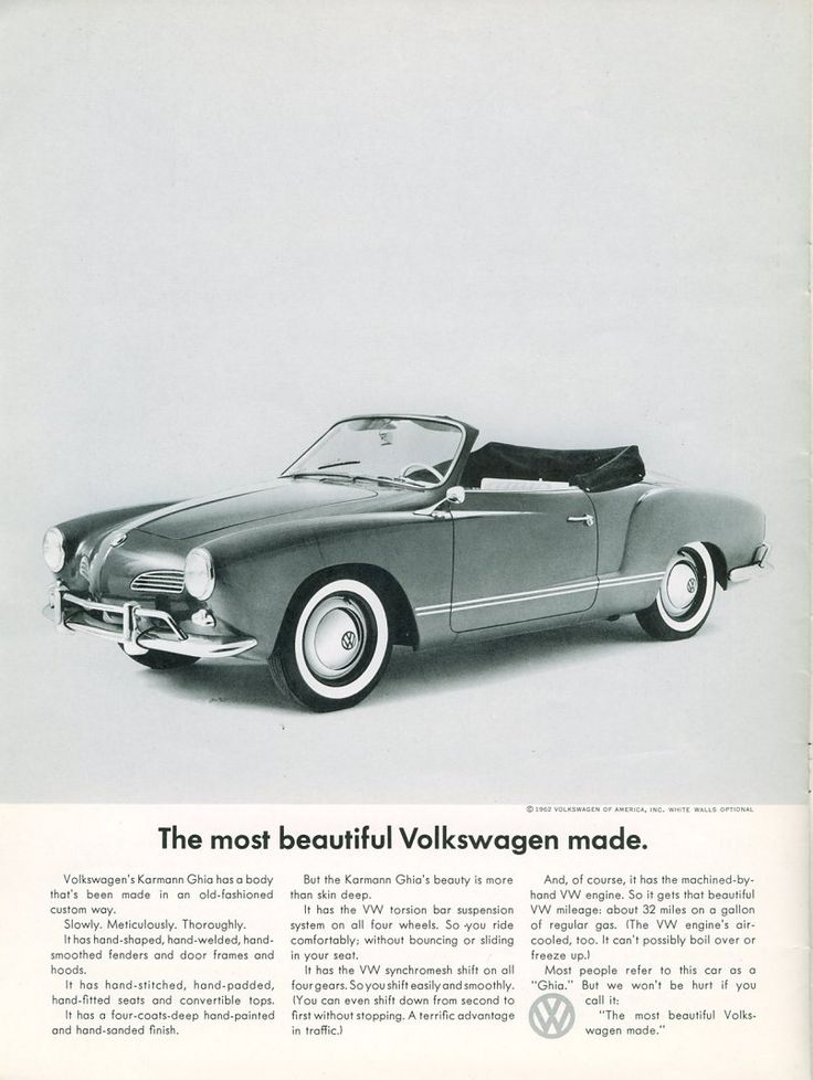 an advertisement for the volkswagen volkswagon made