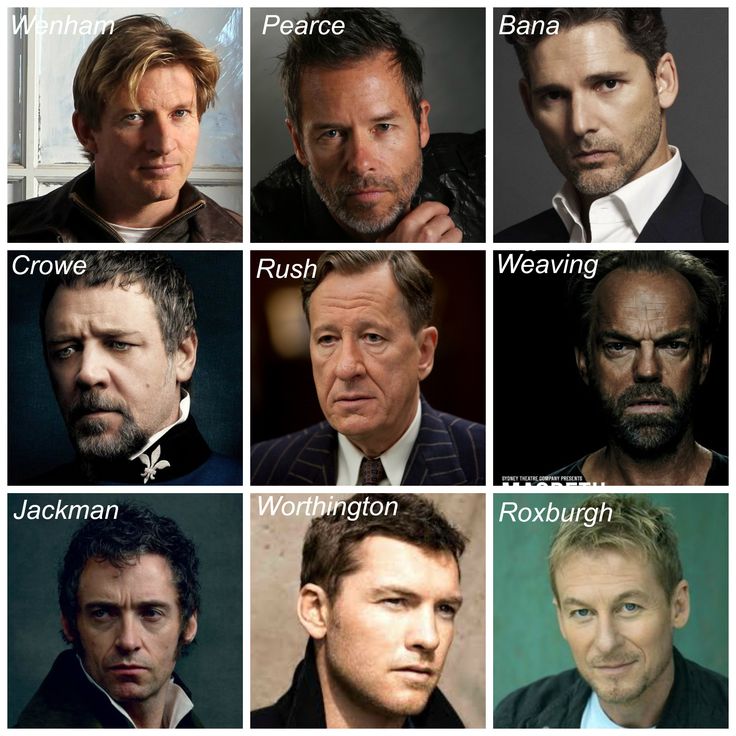 the many faces of actors in different roles