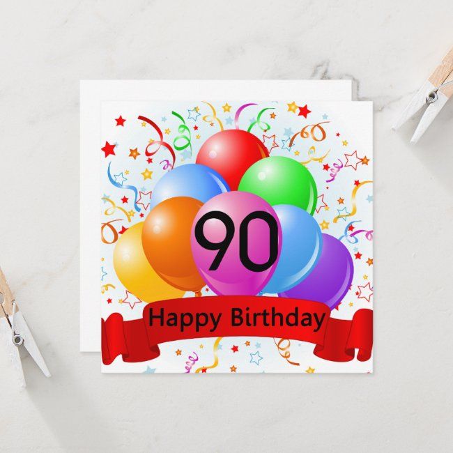 Happy 90th Birthday Background