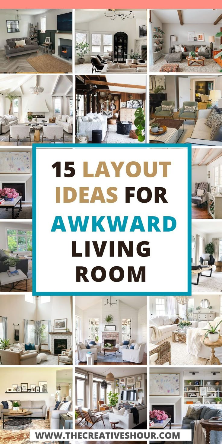 Strategic Styling: Navigating Awkward Living Room Layouts with Ease in ...