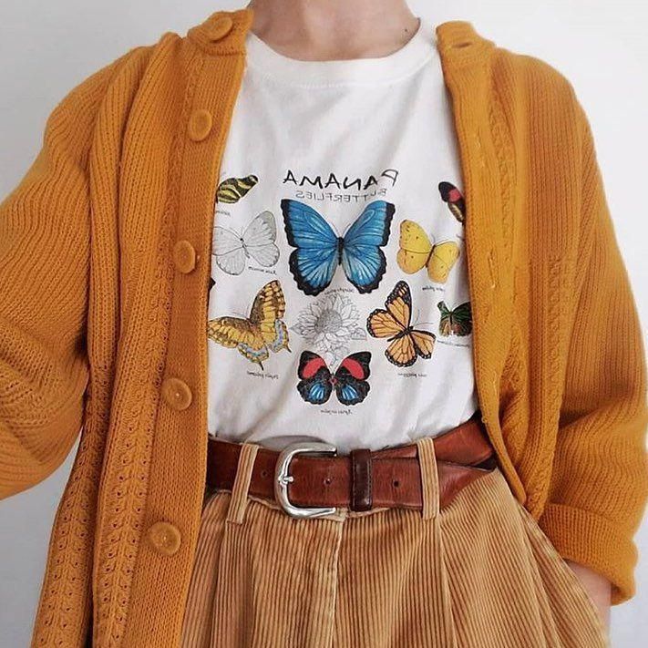 fall aesthetic #AestheticFashion -  - #Hipsters Tokyo Street Fashion, Shirt Diy, Zooey Deschanel, Baggy Pants, Soft Grunge, 가을 패션, Mode Vintage, Mode Inspiration, Looks Vintage