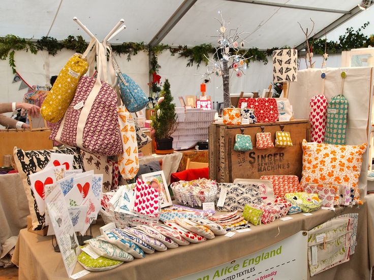 an outdoor market with many different items on display