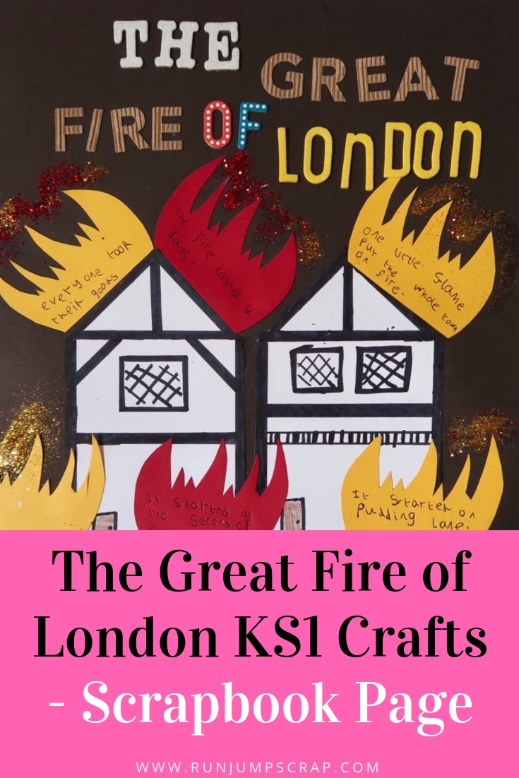 Great Fire of London for Kids- KS1 Scrapbook Crafts | Great fire of ...