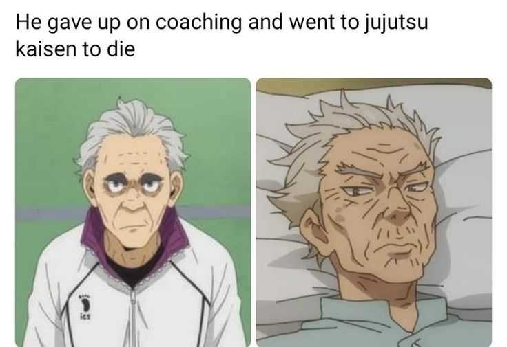 an older man with grey hair and glasses in front of two pictures that say he gave up coaching and went to justus kasen to die