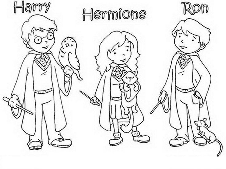 Harry Potter Coloring Pages | 101 Coloring Harry Potter Colors, Cute ...