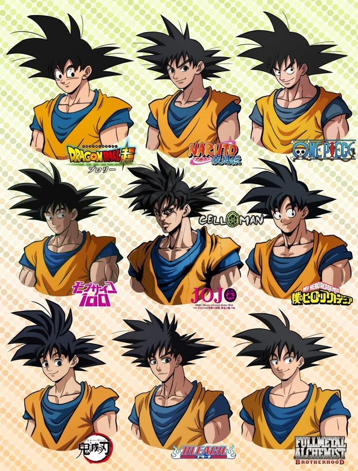 the character sheet for dragon ball