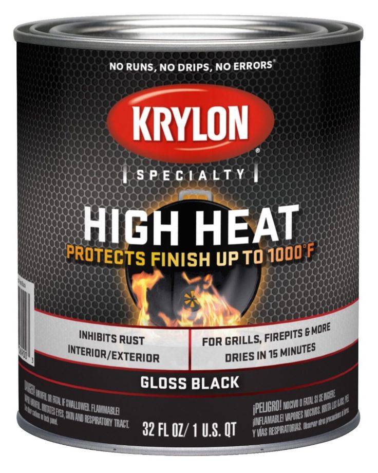 krylon high heat protects finish up to 100f