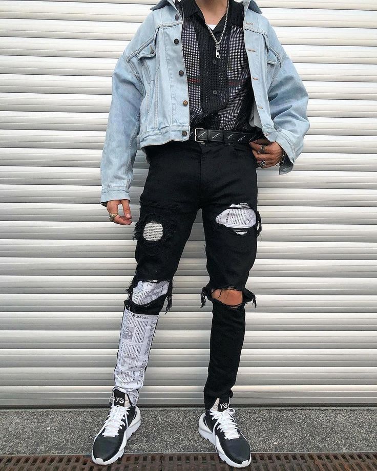 Gorgeous edgy mens fashion .... 79581 #edgymensfashion Edgy Guy Outfits, Streetwear Outfit Ideas Men, Eboy Outfits, Outfit Ideas Men, Streetwear Outfit Ideas, Edgy Streetwear, Art Outfit, Mens Fashion Edgy, Mens Fashion Urban