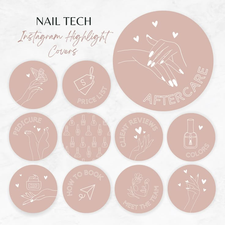 Nail Icon Instagram Highlight, Nail Tech Instagram Highlights, Nail Instagram Highlight Cover, Highlight Instagram Icons Nails, Highlight Nails Instagram, Nails Highlight Cover Instagram, Nails Instagram Highlight Cover, Artist Instagram Story, Icons Instagram Highlights