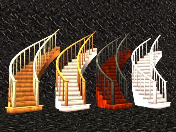 an image of a set of stairs in different colors