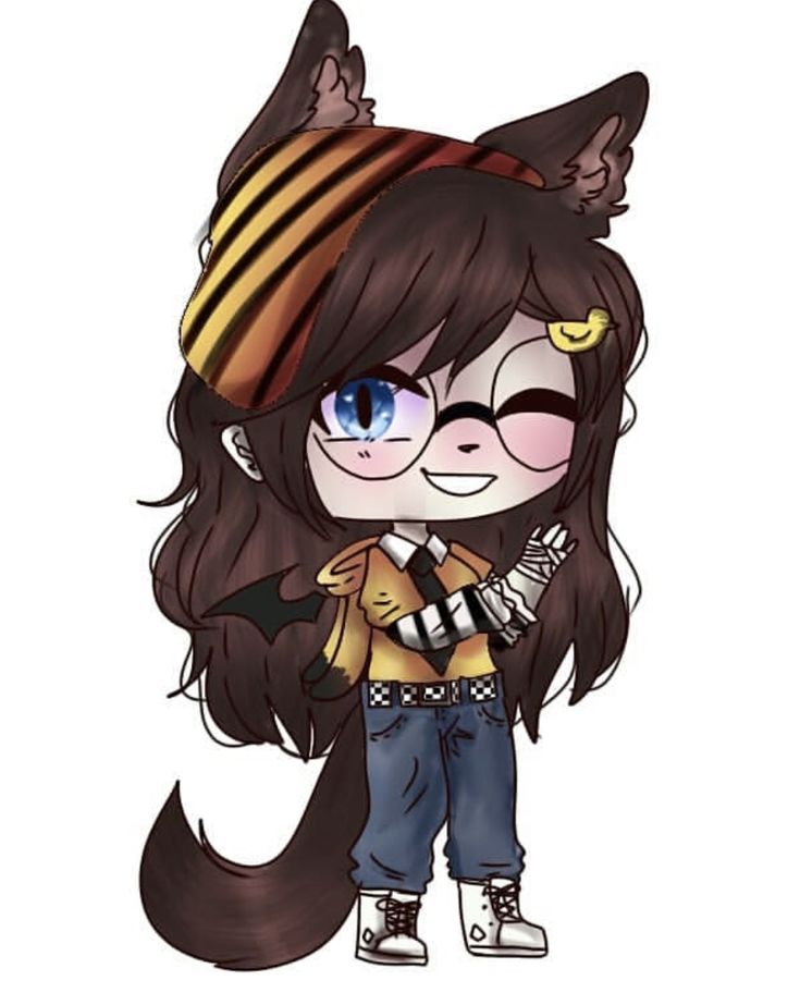 esta bonito | Chibi drawings, Anime wolf girl, Kawaii drawings