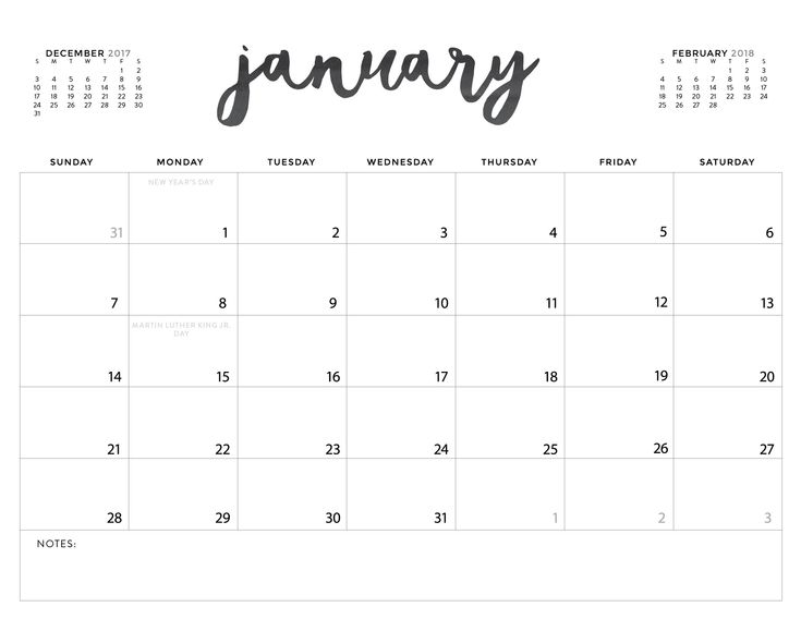 a calendar with the word january written in cursive writing on it and an image of