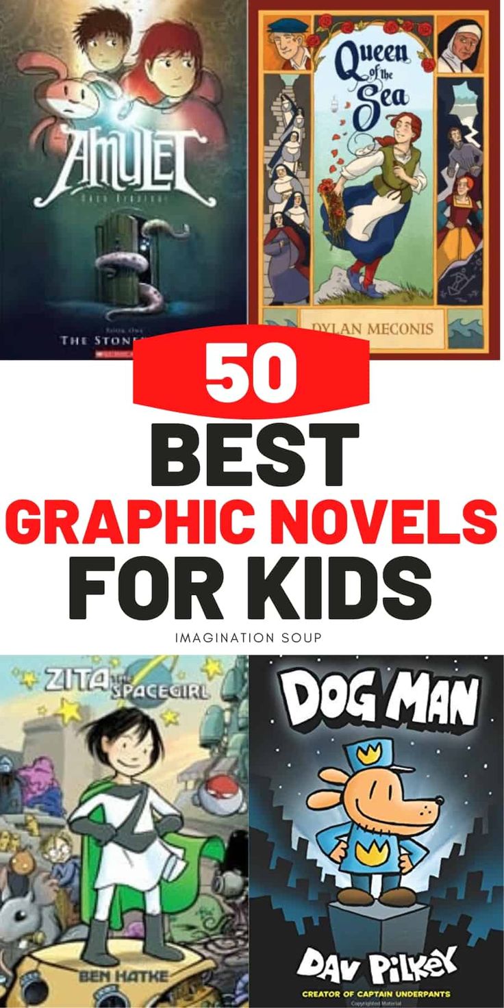 the top 50 best graphic novels for kids