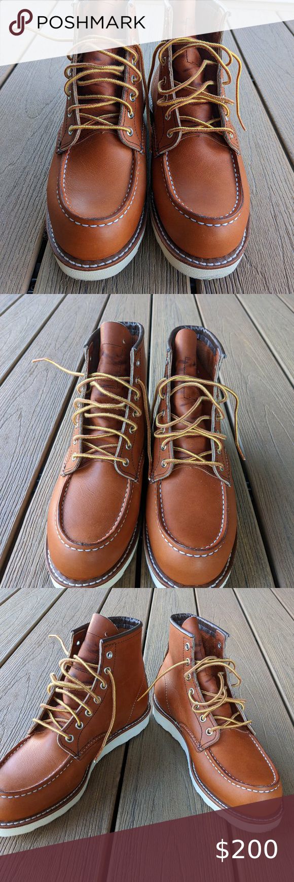 Red Wing Moc Toe 875 8.5D Oro Legacy Red Wing Shoes, Wing Shoes, The Tongue, Shoe Tree, Red Wing, Red Wings, Hole Punch, Womens Oxfords, The Factory