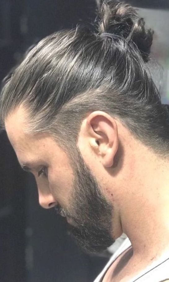 Top Knot Undercut, Haircuts Long, Man Bun Hairstyles, Undercut Long Hair, Trendy Mens Haircuts, Guy Haircuts Long, Long Haircuts, Men Haircut Styles, Super Hair