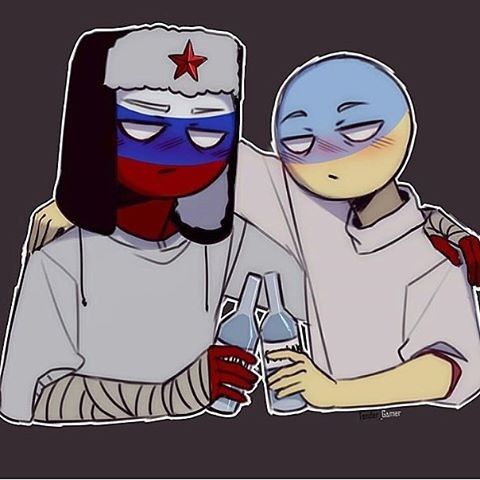 Russia x Ukraine countryhumans | Dibujos bonitos, Conversor de letras ...