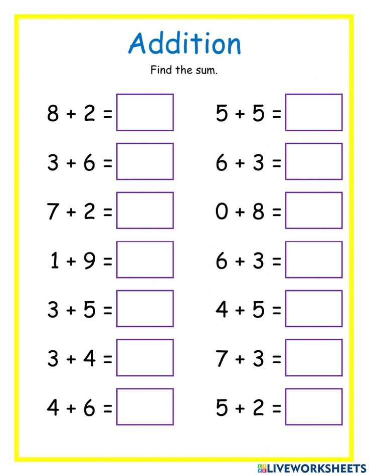 Addition DJ interactive worksheet | Worksheets, Math interactive ...