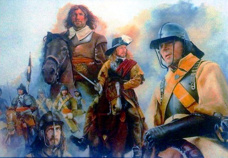 Cromwell and his Ironsides horsemen- by Chris Collingwood New Model Army, English History, Modern Warfare, 17th Century, New Model, Concept Art, History, Art