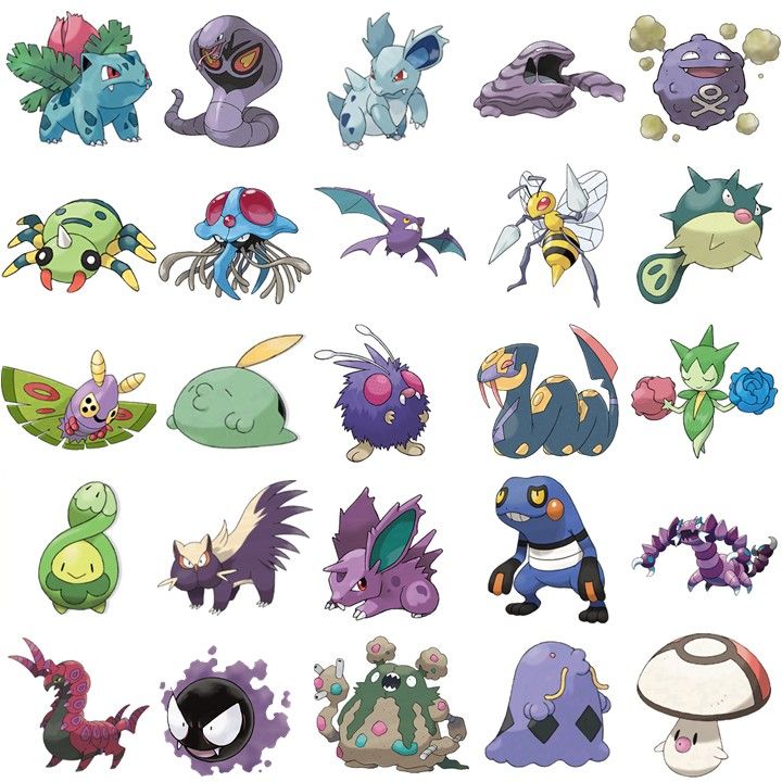 poison type pokemon - Google Search | Pokemon dragon, Type pokemon ...