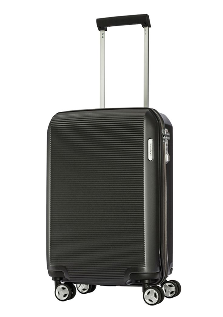 Samsonite ARQ 55cm Spinner - Matt Graphite - Premium Luggage Sale - Samsonite & Lipault Clearout - Onceit Premium Luggage, Travel Items, Pull Handle, Wheel, Travel, Design