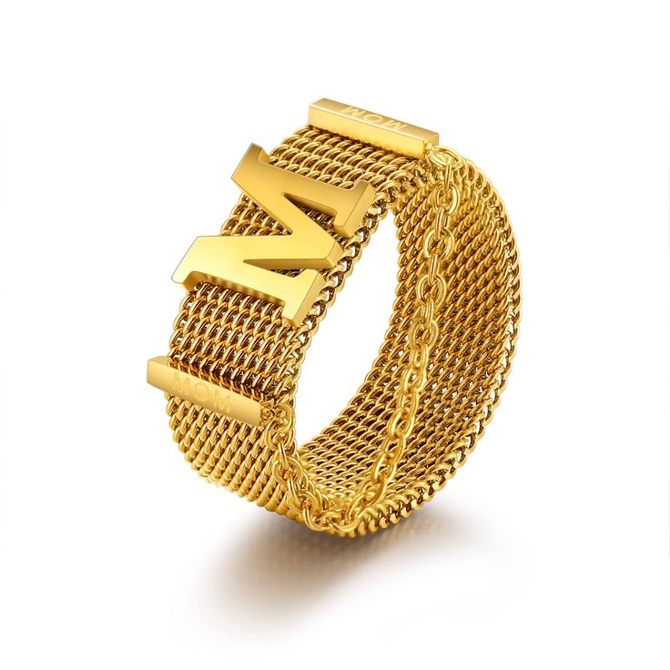 PRICES MAY VARY. 【Introduction】This golden ring, the main body of which is in the braided style, with the letter M and the gold chain, shows the full hip-hop style. 【Material】This ring is made of stainless steel, full of texture, and is a high-quality women's fashion ring. 【Size】There are three sizes to choose from. You can choose a size suitable for your finger from US size 6, 7 and 8. 【Best Gift】You can express your love by giving this personalized ring jewelry to your friends, colleagues, classmates and family members as a surprise gift for birthday parties, wedding ceremonies, Valentine's Day, Christmas, Thanksgiving, etc. care for them 【After-sale service】If you have any questions about our products, please feel free to contact us. We will reply you within 24 hours and provide you wit Trendy Gold Initial Ring For Anniversary, Trendy Personalized Gold Rings, Adjustable Gold Chain Ring For Anniversary, Hip Hop Chains, The Letter M, Chain Rings, Womens Rings Fashion, Golden Ring, Personalized Ring