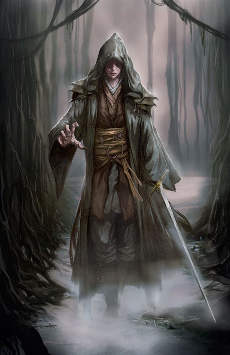 Cloaked by longai on @DeviantArt Jedi Artwork, Pathfinder Rpg Characters, Dark Jedi, Jedi Art, Illustration Fantasy, Pathfinder Rpg, Dungeons And Dragons Characters, Fantasy Male, Wow Art