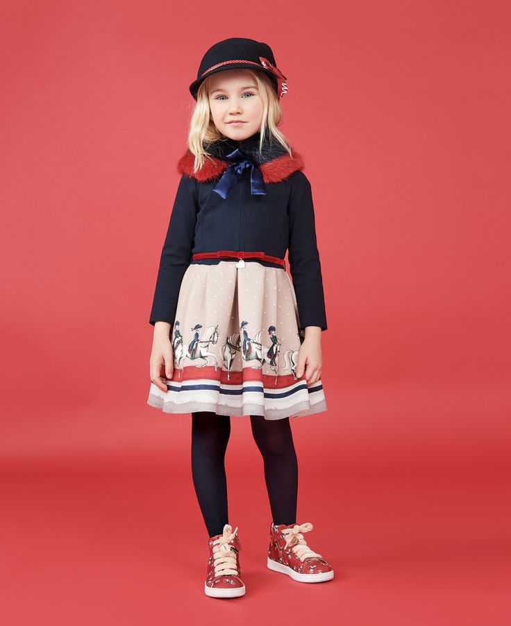 MONNALISA Fall Winter 2017 #Monnalisa #girl #fw17 #kids #childrenswear #abbigliamento #bambina #dressage #horse #autumn Neoprene Dress, Dope Clothes, Bookmarks Kids, Blue Jersey, Girls Collection, Soft Beige, Beige Dresses, Dope Outfits