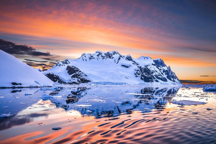 Late summer sunset in the Antarctic Peninsula [OC] [2560x1708] | Summer ...