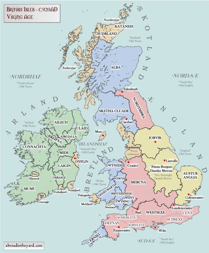 the british isles and their major cities