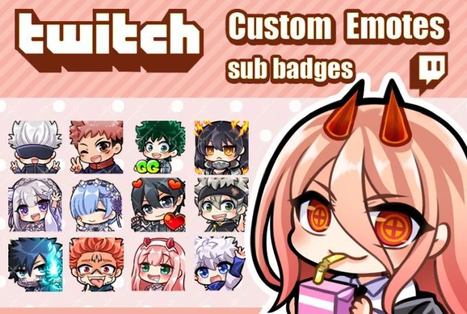 6 Twitch Sub Badges Ramen Noodles Anime Food Cute Bit  Etsy