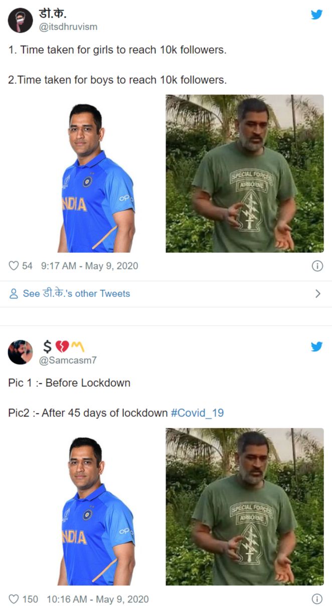 In the video, MS Dhoni was seen playing with his daughter and spending time with dogs.  What caught everyone’s eye is his appearance. MSD is 38 but looks much older. While some fans were shocked. And some started the memes fest comparing various situations. Special Force, In Shock, Ms Dhoni, The Memes, 24 Years Old, A Video, Instagram Account, How To Become, Force