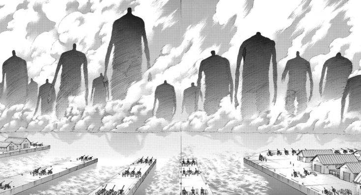 an image of people standing in front of clouds