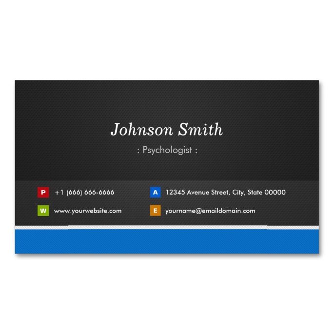 a black and green business card