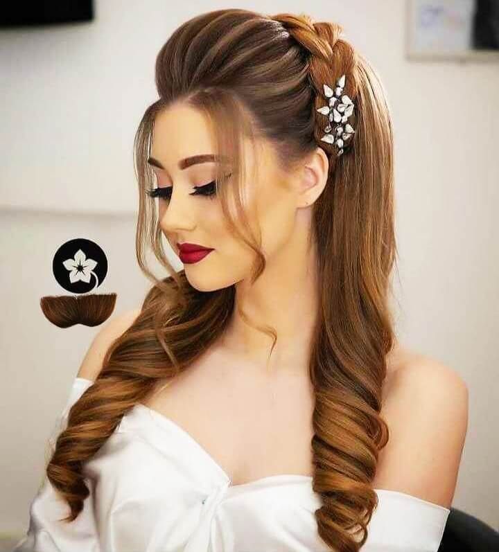 Best Girl Hairstyle Images || Girl Hairstyle Images - Mixing Images Enchanting Hairstyles, Messy Wedding, Hair Style Girl, Hair Casual, Layer Hair, Hair Style Vedio, Engagement Hairstyles, Updo Wedding, Ladies Hair