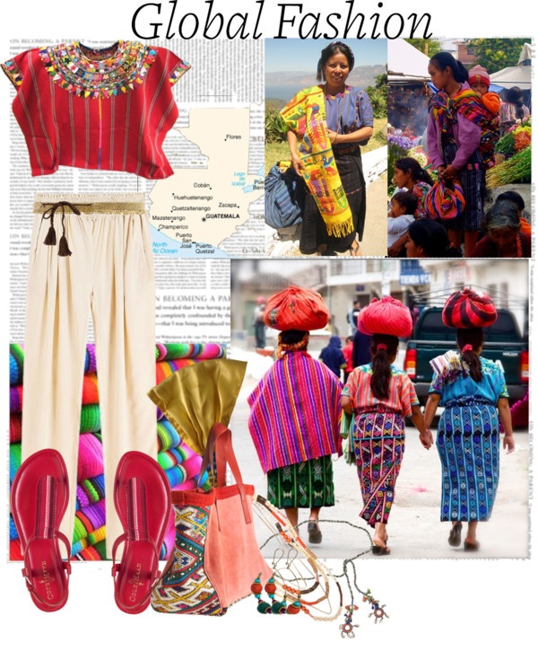 the collage shows different types of clothing and accessories