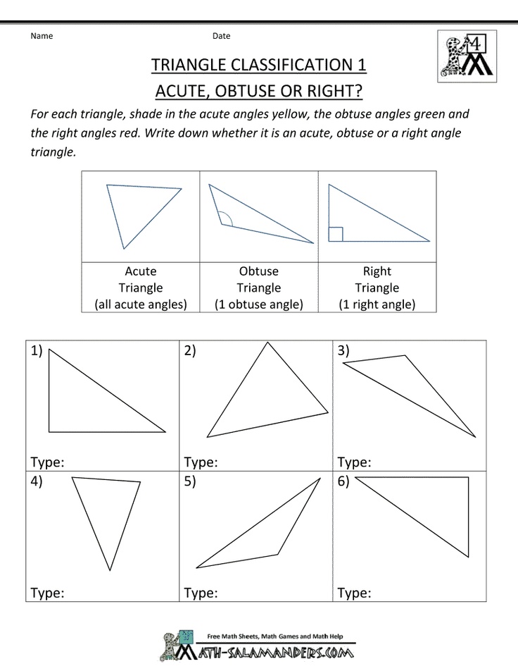 Geometry Worksheets For 5th Grade