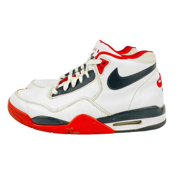 Nike Air Flight Legacy White Size Basketball Shoes Mens Sz 8.5 BQ4212-100 NIce ITEM(S) EXACTLY AS SHOWN IN THE PICTURES. PLEASE SEE ALL PICTURES FOR FULL ITEM CONDITION AND DETAILS. If the item is used, any and all flaws will be shown in the detailed pictures.    SEE OUR FEEDBACK! Buy with confidence! USA SELLERS. FAST, SHIPPING! Vintage Basketball Shoes With Boost Midsole And Round Toe, Vintage Basketball Shoes With Boost Midsole, Vintage Synthetic Sneakers For Sports, Vintage Synthetic Sports Sneakers, Vintage Style Synthetic Sports Sneakers, Vintage Leather Basketball Shoes For Sports, Vintage Lace-up Synthetic Sneakers, Vintage White Leather Basketball Shoes, Vintage Low-top Basketball Shoes For Sports