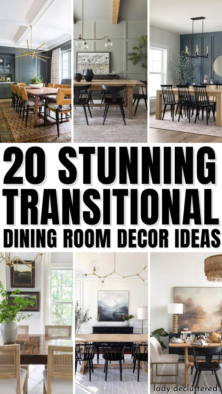 20 Stunning Transitional Dining Room Decor Ideas Transitional Dining Room Decor, Moving Into A New House, Transitional Dining Room, Transitional Decor Living Room, Modern Farmhouse Dining, Living Room Decorating Ideas, Living Room Decorating, Inspire Me Home Decor, Living Room Decor Ideas