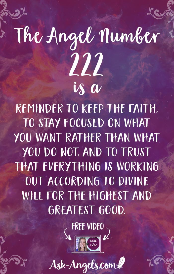 the angel number 22 is a reminder to keep the faith, and you don't know