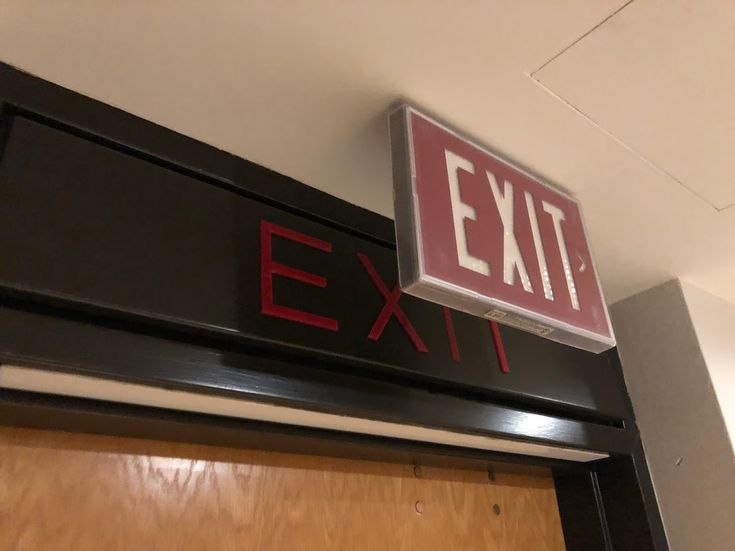 Deranged Detail | Exit sign, Broadway shows, Broadway show signs