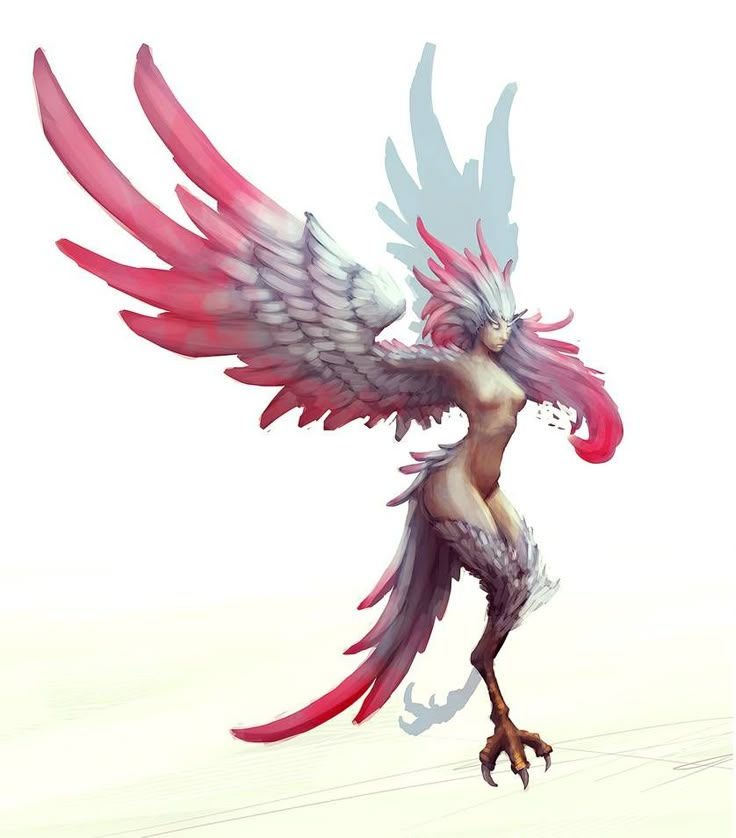 a bird with red and white wings is flying in the air on a light background