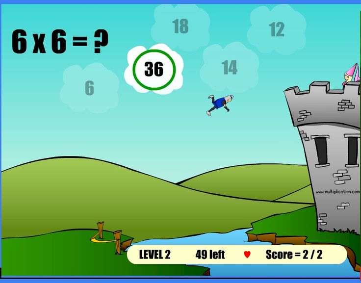 Active Multiplication Math Games and Free Online Multiplication Games - Homeschool Den Multiplication Math Games, Multiplication Games For Kids, Multiplication Facts Games, Multiplication Facts Practice, Online Math Games, Free Math Games, Math Board Games, Free Games For Kids, Multiplication Games