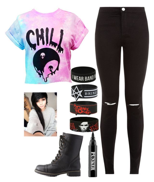 "Emo Teen" by jayceepanda on Polyvore featuring New Look, Ardency Inn and Charlotte Russe Emo Teen, Charlotte Russe, New Look, Bring It On, Band, Polyvore