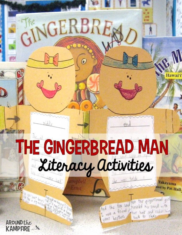 the gingerbread man activity activities for kids to do with their own books and crafts