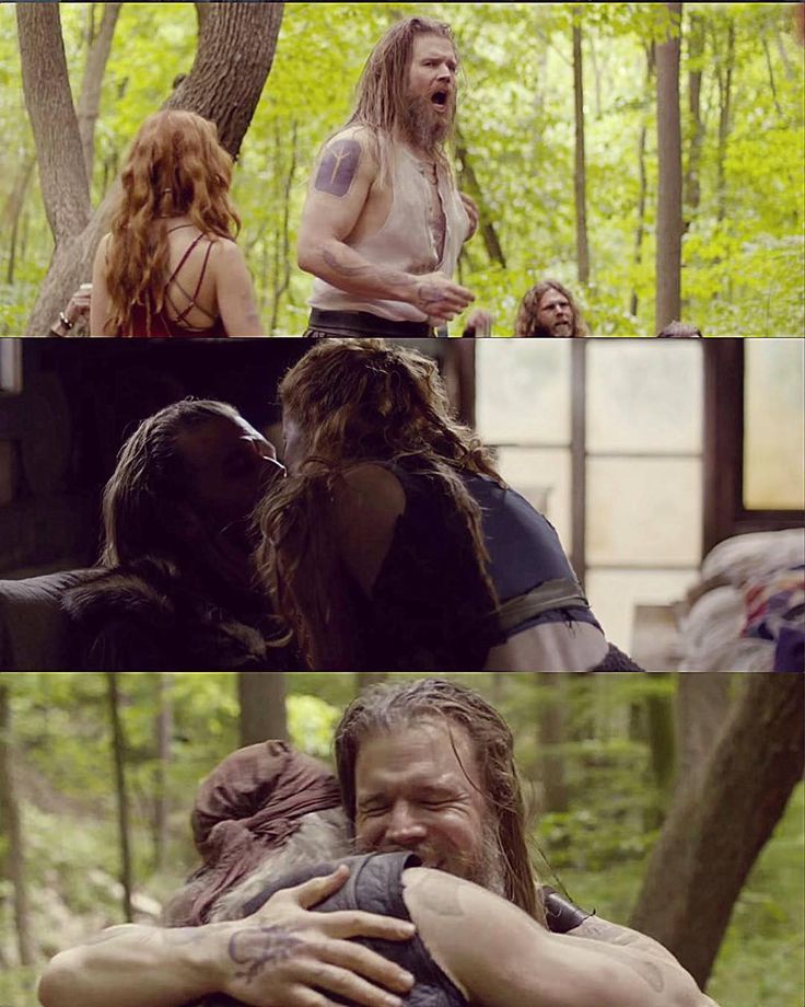 the walking dead season 2 episode 3 recaping with two different scenes, one being hugged by a man