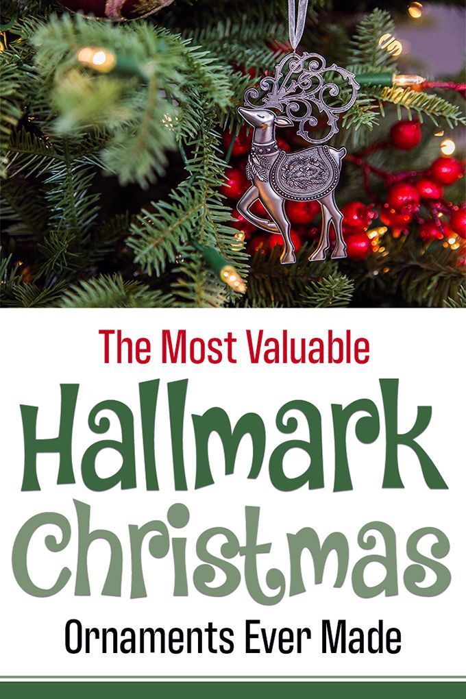 a christmas ornament hanging from a tree with the words, the most valuable halmark christmas ornaments