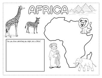 Coloring the World | Spring coloring sheets, Color, Africa