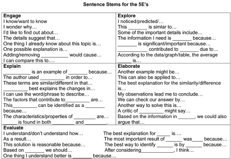 sentence worksheet for the esl